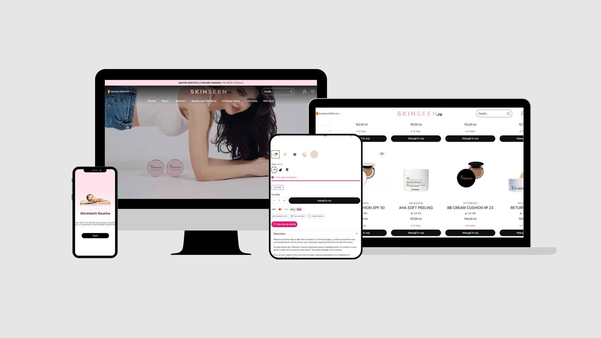 Featured Project - Skinseen.ro - Vevol Media